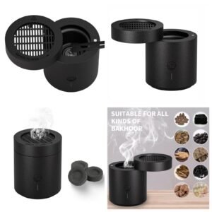 مبخرة كهربائية حديثة – بحجم صغير وغطاء مغناطيسي