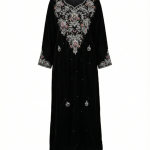 قطعة مخمل مطرزة بكريستال فاخر